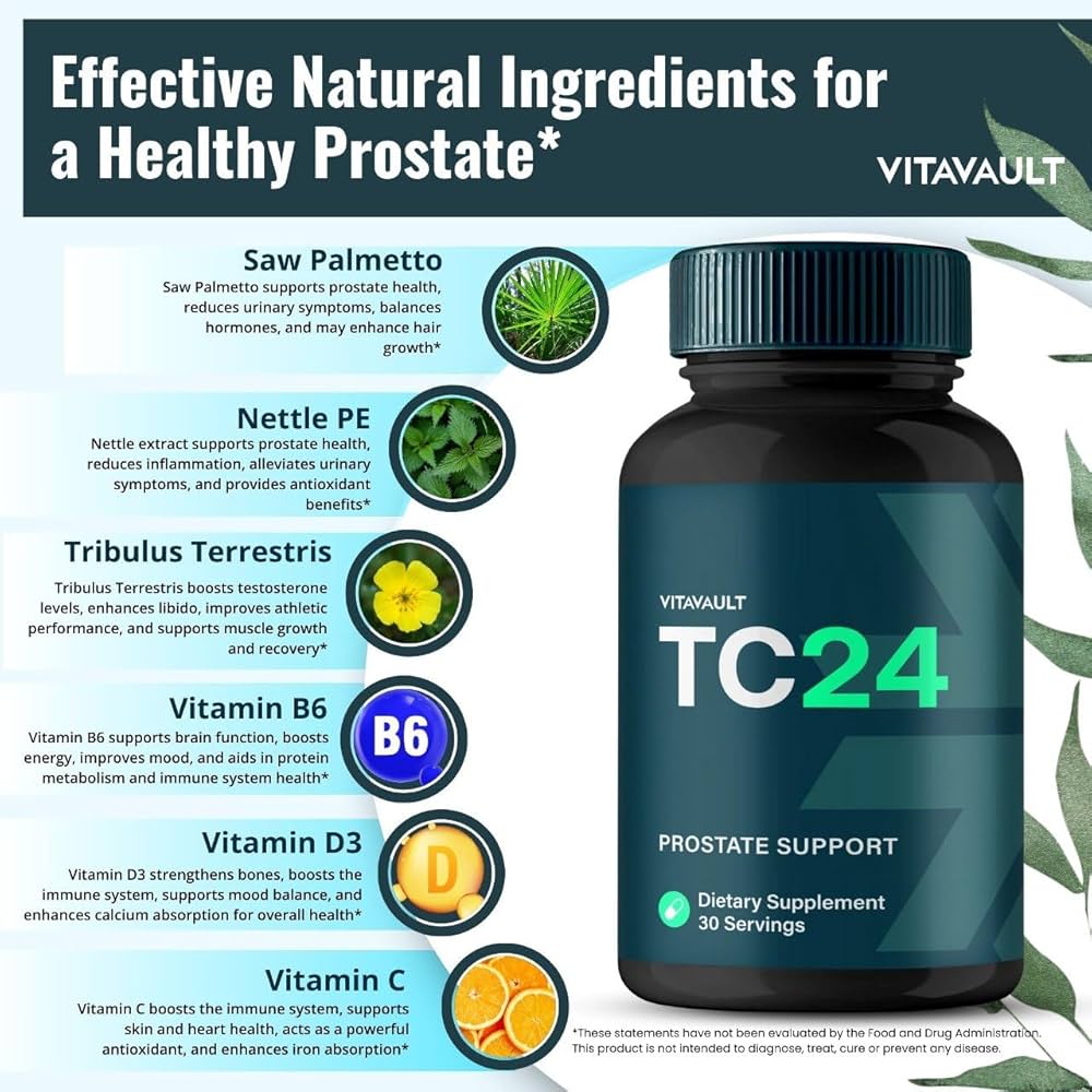Unlocking the Benefits of TC24: A Natural Solution for Prostate Health and Male Vitality